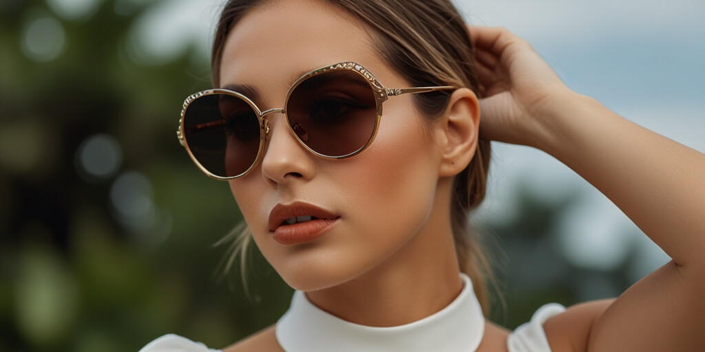 Close-up of Pin-Up Glass sunglasses